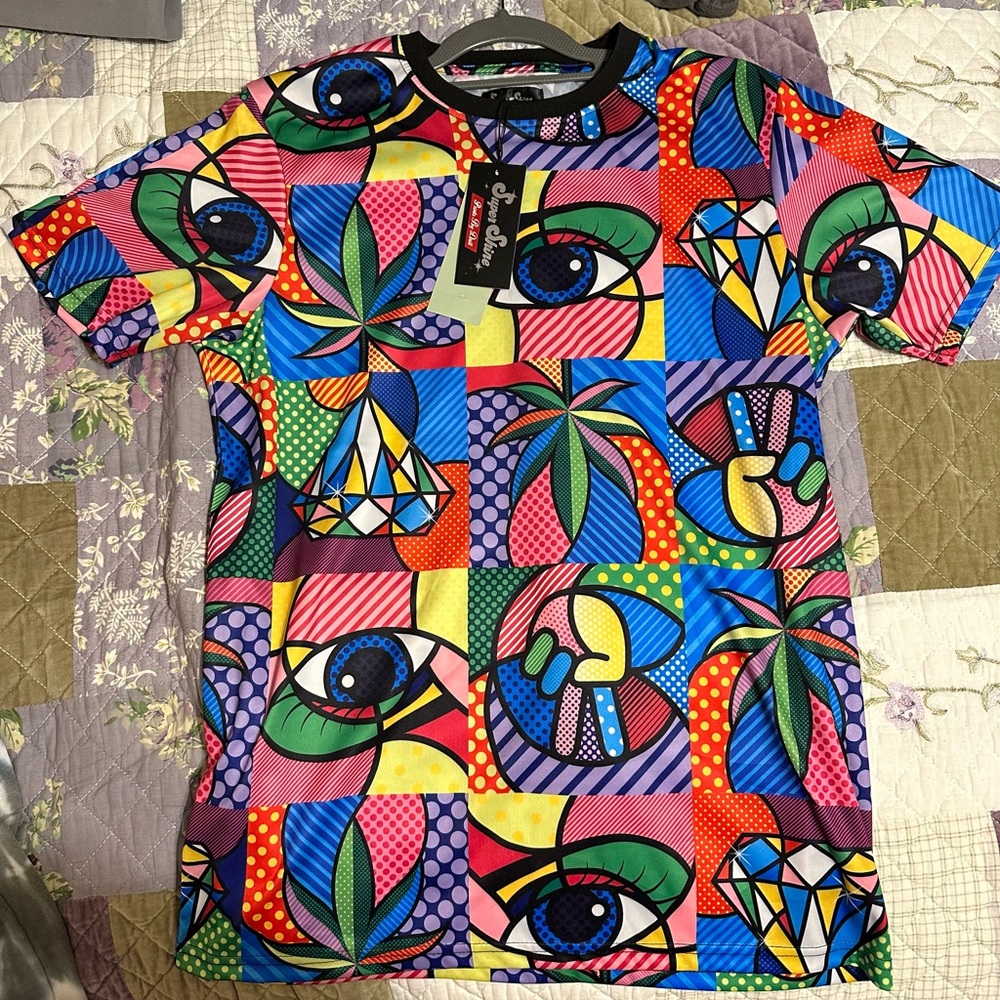 Men’s Prints By Drill Shirt Size Medium